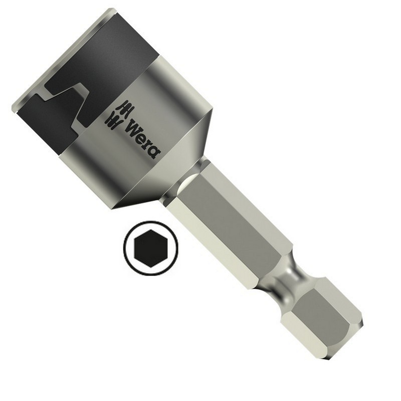 Wera 3869/4 Nutsetter Bits Bağlantılı Lokma 50x8,0mm 05071223001