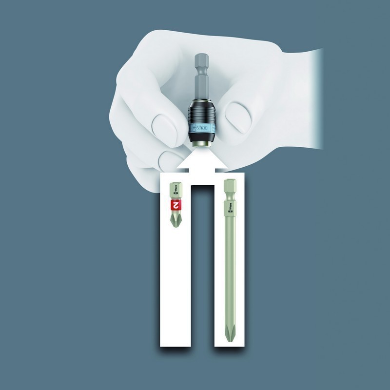 Wera 3888 4/1 K Rapidaptor Bits Tutucu 50mm 05071100001