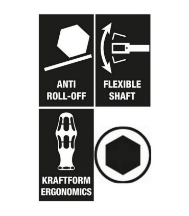 Wera 392 Esnek Şaftlı Bits Tutuculu Tornavida 05028160001