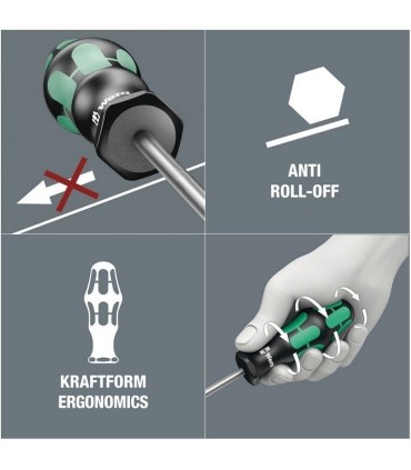 Wera 395 HO Lokmabaş Tornavida 90m 1/4" 05029502001