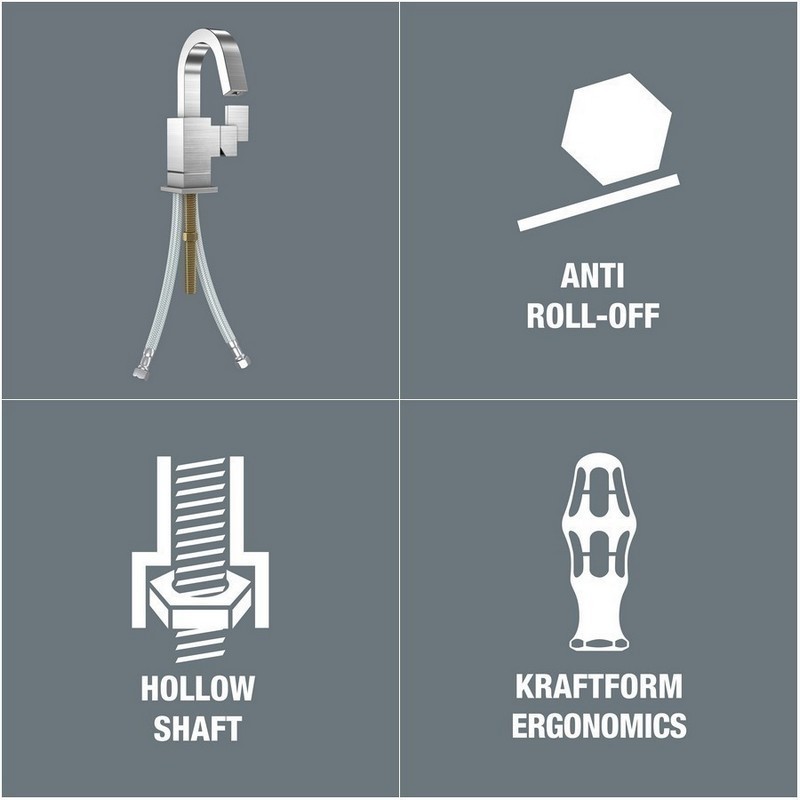 Wera 395 HO Lokmabaş Tornavida 90m 1/4" 05029502001