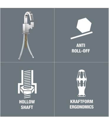 Wera 395 HO Lokmabaş Tornavida 90x6,0mm 05029462001