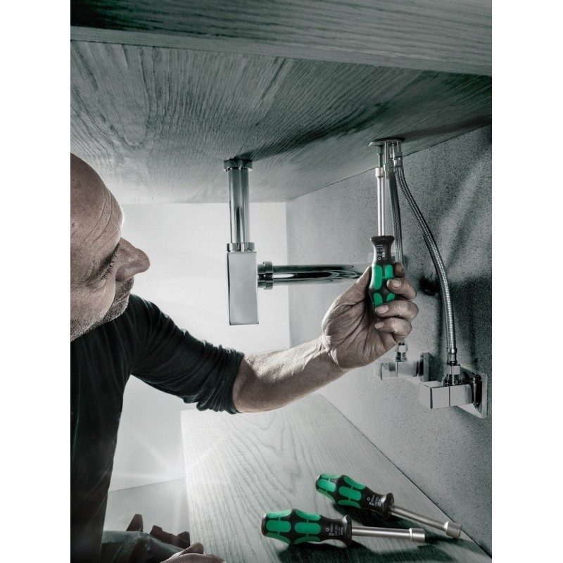 Wera 395 HO/3 Sıhhi Tesisat Lokmabaş Tornavida Seti 3P 05134275001
