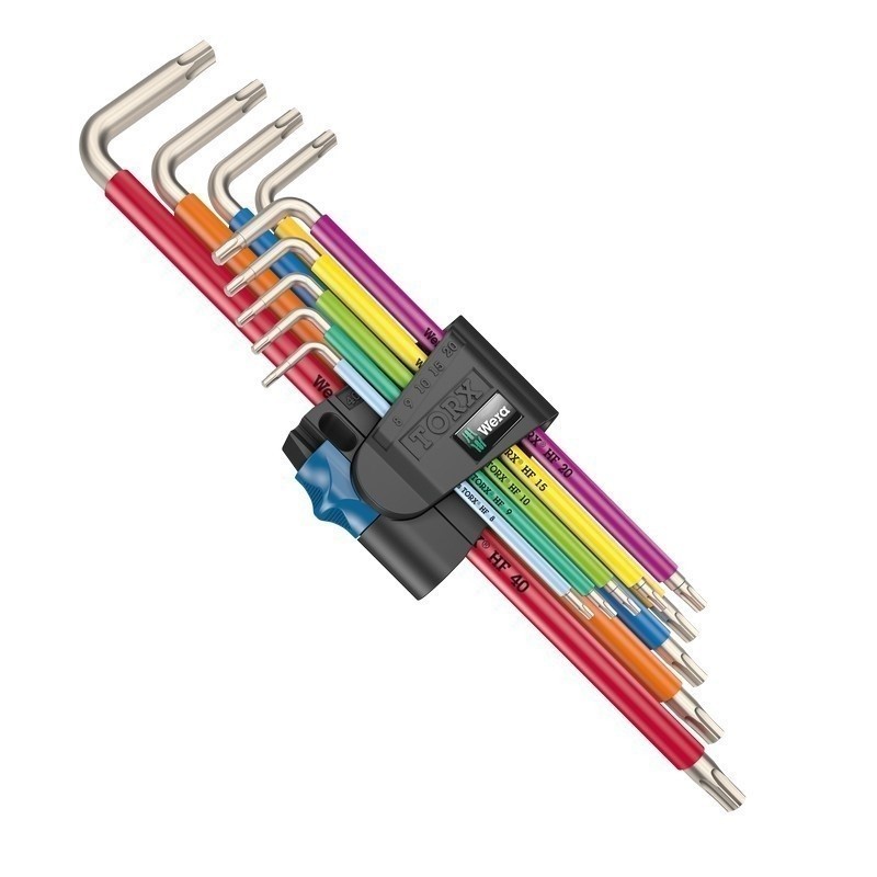 Wera 3967/9 SXL HF Torx Renkli Allen Anahtar Seti 05022689001