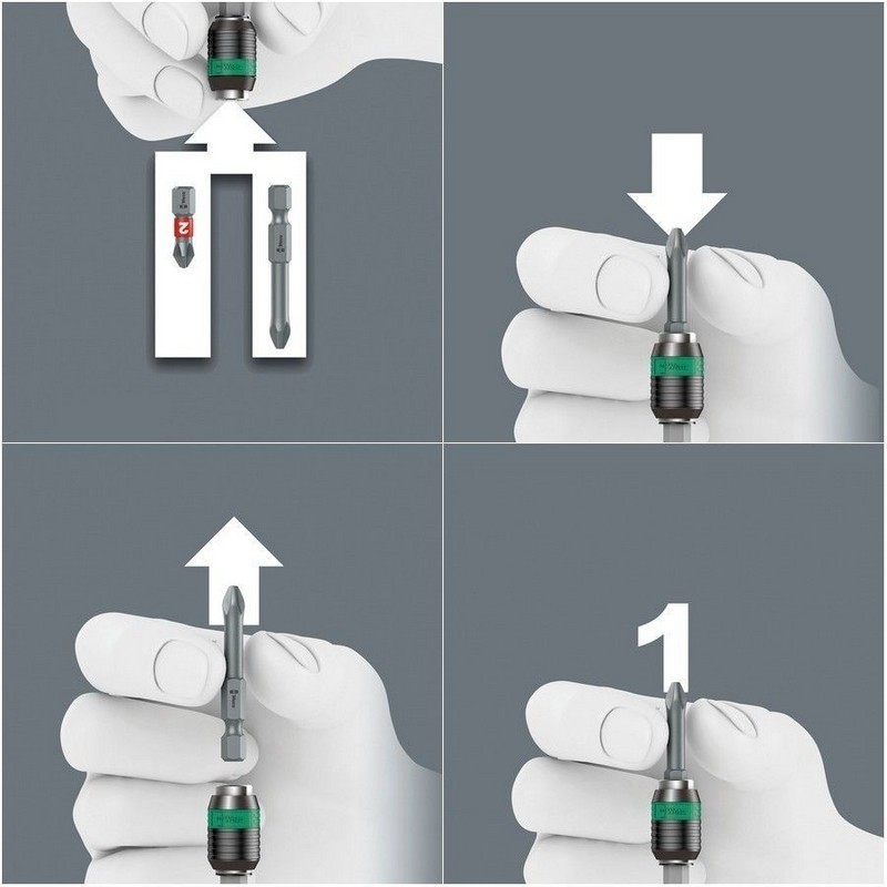 Wera 400 RA KF Kompakt Rapidaptor Cırcırlı T Tornavida Set 1 05023471001