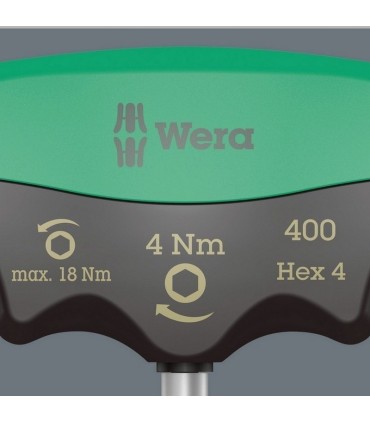 Wera 400 Sabit Torklu T Tornavida 4Nm Hex 4mm 05005080001
