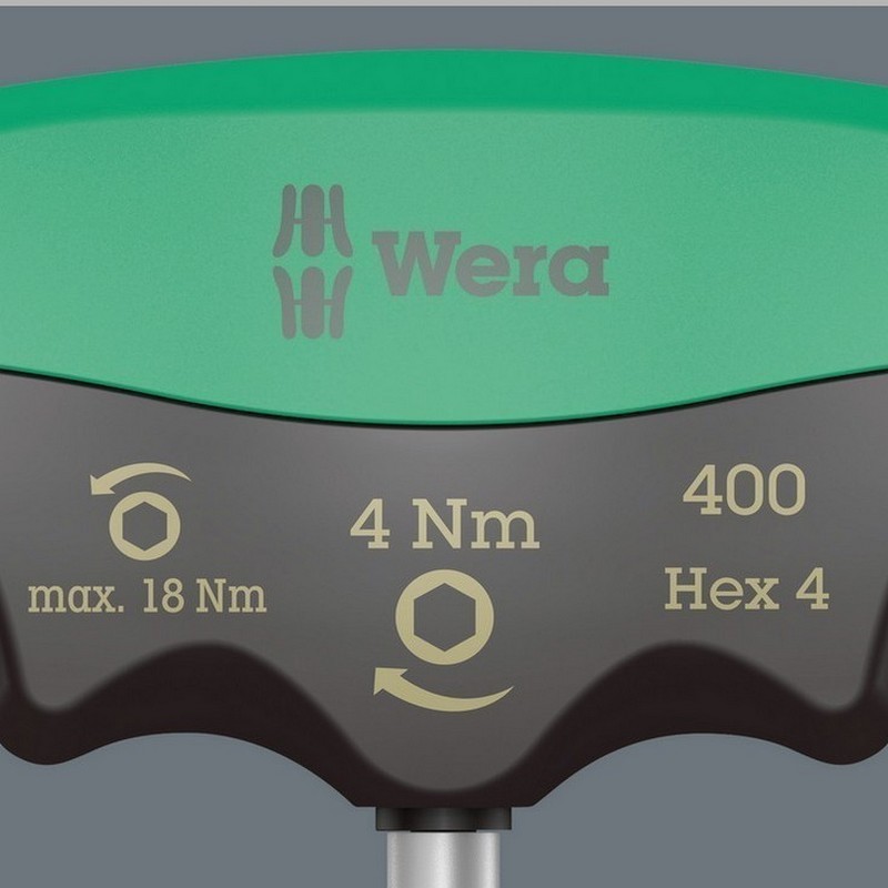 Wera 400 Sabit Torklu T Tornavida 4Nm Hex 4mm 05005080001