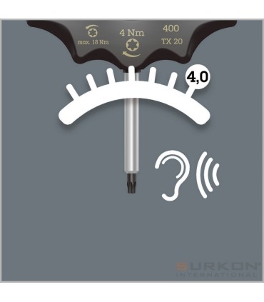 Wera 400 Torx Sabit Torklu T Tornavida 5Nm TX25 05005091001