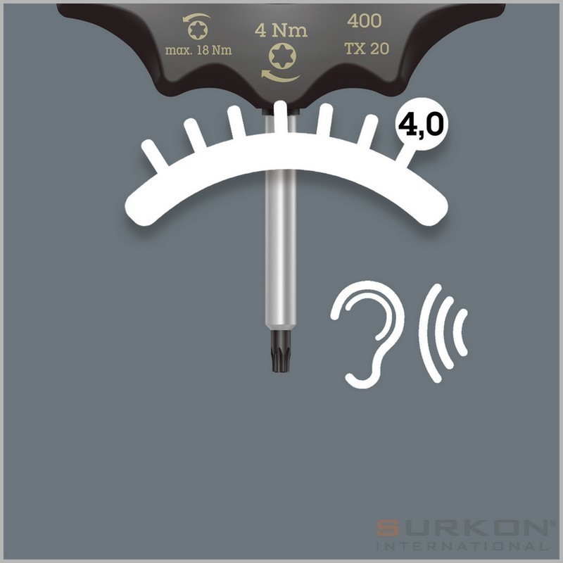 Wera 400 Torx Sabit Torklu T Tornavida 5Nm TX25 05005091001