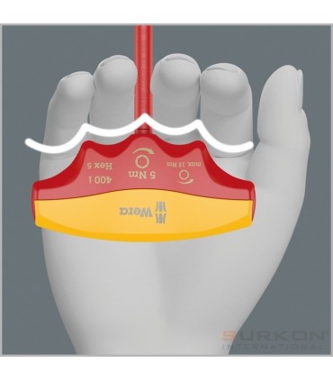 Wera 400i VDE Sabit Torklu T Tornavida 5Nm Hexplus 5mm 05004981001