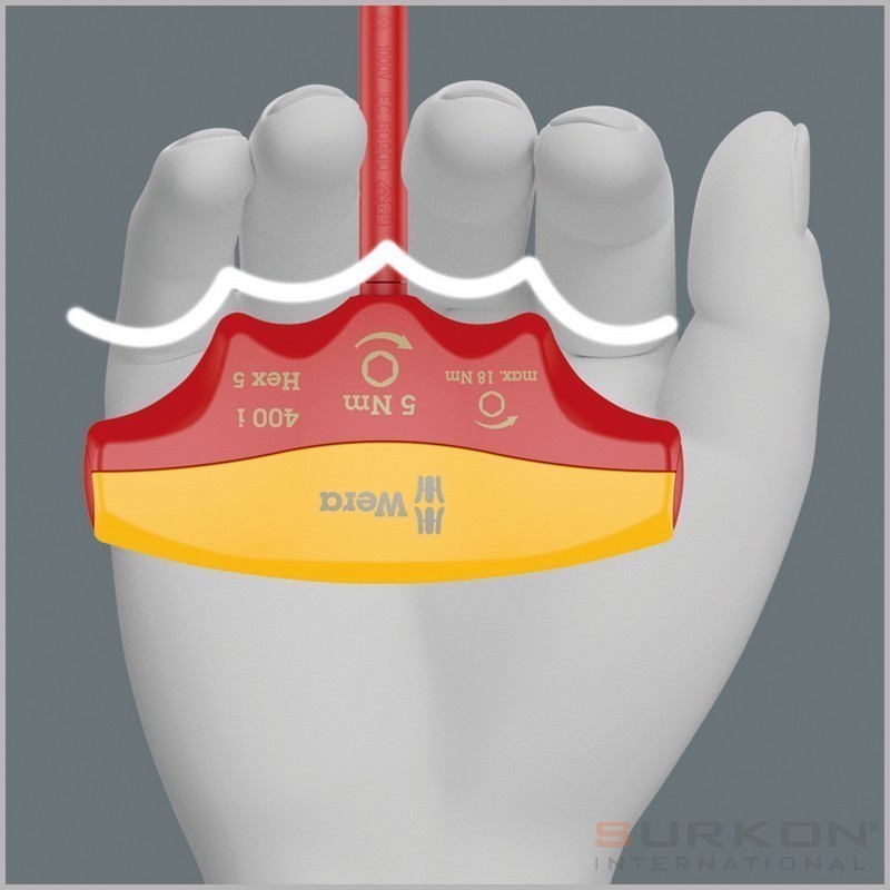 Wera 400i VDE Sabit Torklu T Tornavida 5Nm Hexplus 5mm 05004981001
