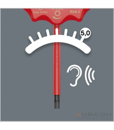 Wera 400i VDE Sabit Torklu T Tornavida 5Nm Hexplus 4mm 05004980001