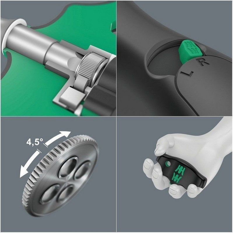 Wera 416 RA Bits Tutuculu Rapidaptor Cırcırlı T Tornavida 05023461001