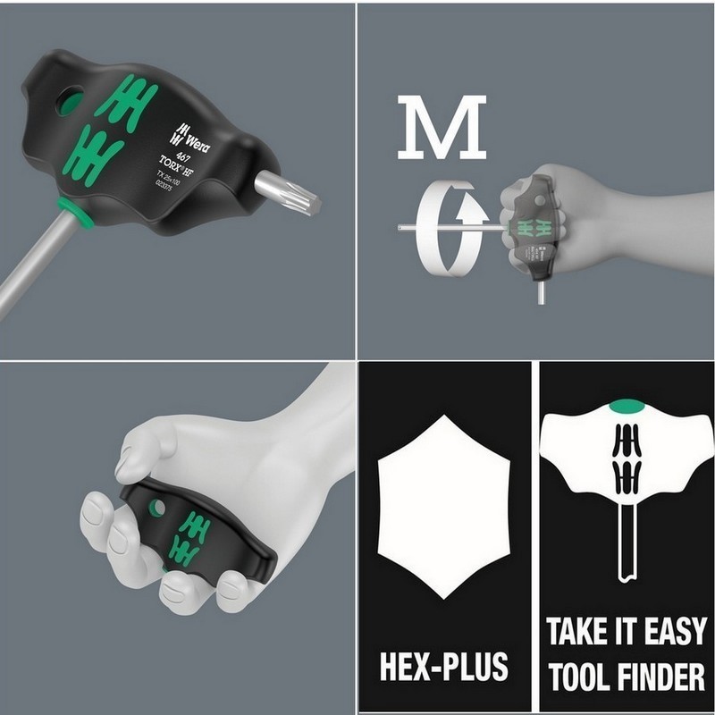 Wera 454 HexPlus T Tornavida 100x2,5mm 05023332001