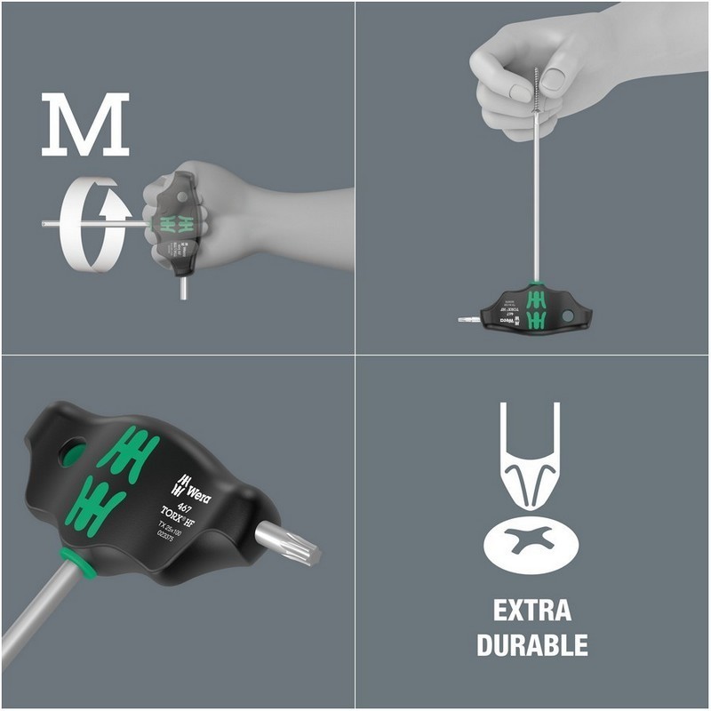 Wera 467 HF Torx T Tornavida 100mm TX15 05023372001