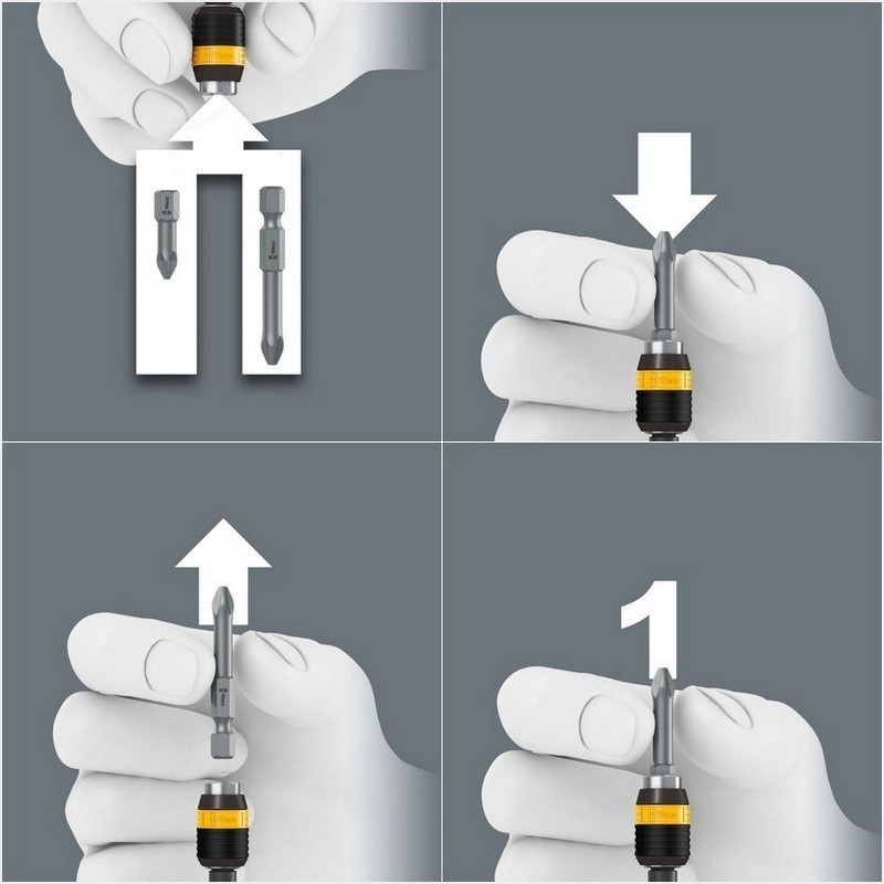 Wera 60 ESD Tornavida Bits Seti KF Kompakt 05051043001