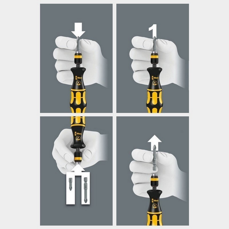 Wera 60 ESD Tornavida Bits Seti KF Kompakt 05051043001