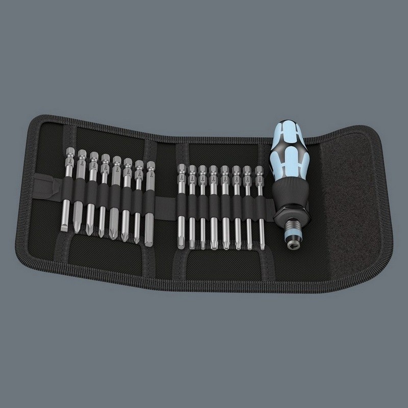 Wera 60 KF Kompakt Tornavida 89mm Bits Seti Imperial 05071117001