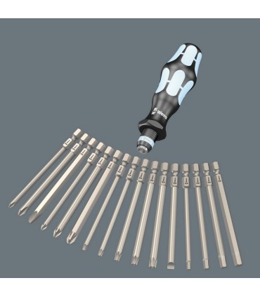 Wera 60 KF Kompakt Tornavida 89mm Bits Seti Imperial 05071117001