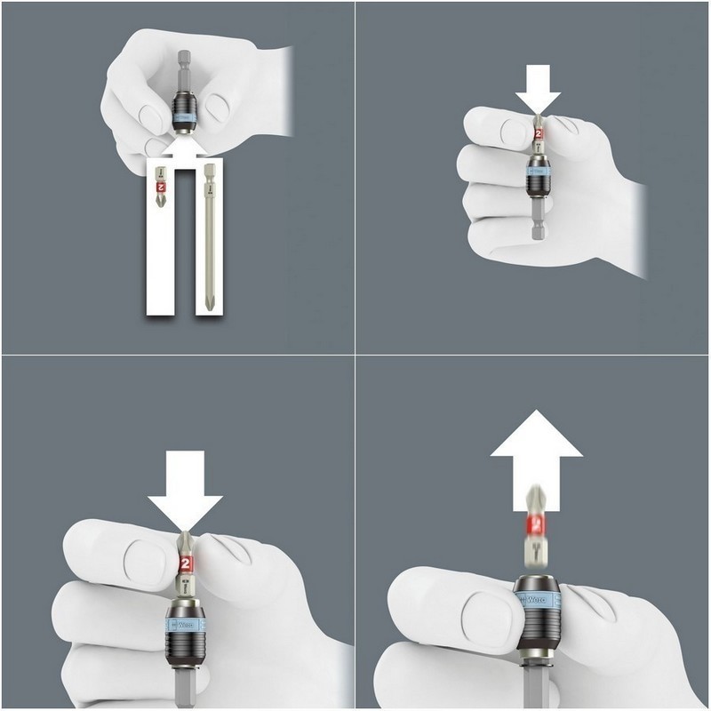 Wera 60 KF Kompakt Tornavida 89mm Bits Seti Imperial 05071117001