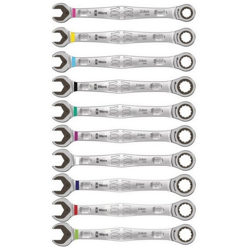 Wera 6000 Joker Cırcırlı Yıldız Açık Ağız Kombine Anahtar Set 11P 05020013001