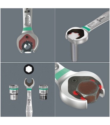 Wera 6000 Joker Cırcırlı Yıldız Açık Ağız Kombine Anahtar Set 11P 05020013001