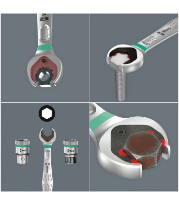 Wera 6000 Joker Cırcırlı Yıldız Açık Ağız Kombine Anahtar 8mm 05073268001