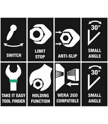 Wera 6001 Joker Switch Cırcırlı Yıldız Açık Ağız Kombine Anahtar 19mm 05020074001