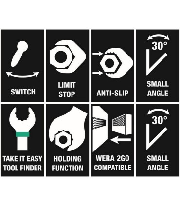 Wera 6001 Joker Switch Cırcırlı Yıldız Açık Ağız Kombine Anahtar Set 11P 05020091001