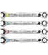 Wera 6001 Joker Switch Cırcırlı Yıldız Açık Ağız Kombine Anahtar Set 4P 05020090001