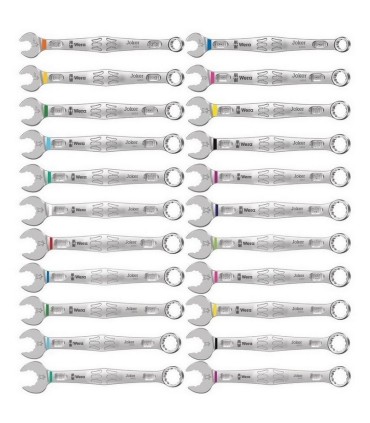 Wera 6003 Joker Yıldız Açık Ağız Kombine Anahtar Set 22P 05020232001