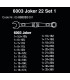 Wera 6003 Joker Yıldız Açık Ağız Kombine Anahtar Set 22P 05020232001