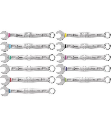 Wera 6003 Joker Yıldız Açık Ağız Kombine Anahtar Set 11P 05020231001