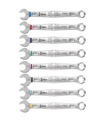 Wera 6003 Joker Yıldız Açık Ağız Kombine Anahtar Set 8P Emperyal 05020241001