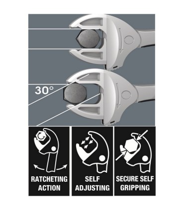 Wera 6004 Joker M Cırcırlı Kurbağacık 13-16mm 05020103001