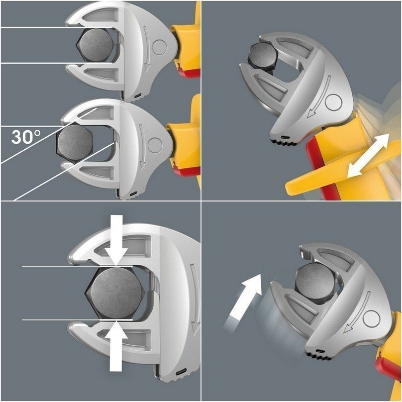 Wera 6004 Joker VDE Cırcırlı Kurbağacık L 16-19mm 05020153001