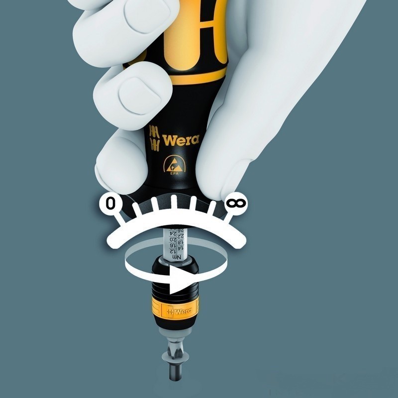 Wera 7430 ESD 0.1-0.34Nm Ayarlanabilir Torklu Tornavida 05074780001