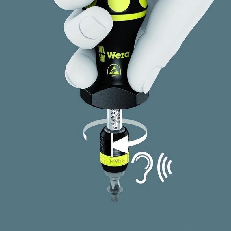 Wera 7430 ESD 0.1-0.34Nm Ayarlanabilir Torklu Tornavida 05074780001