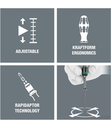 Wera 7430 Tork Ayarlı Tornavida 0.1-0.34Nm 05074770001