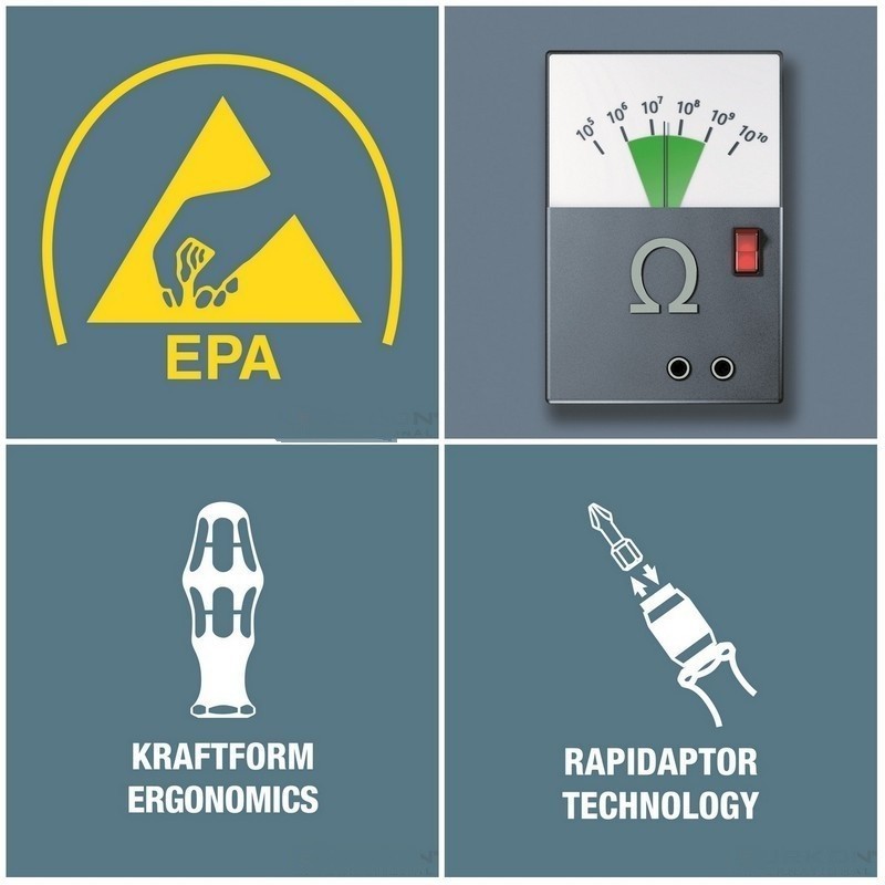 Wera 7436 ESD 0.3-1Nm Ayarlanabilir Torklu Tornavida 05074788001