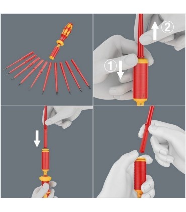 Wera 7440 VDE 0,3-1,2Nm Torklu Tornavida 9mm 05074752001