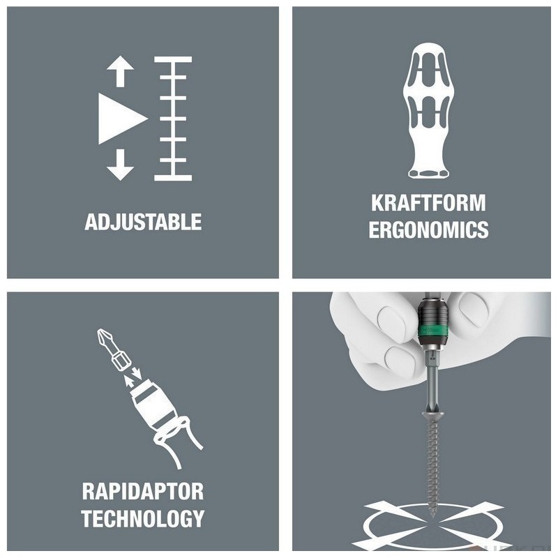 Wera 7441 1.2-3Nm Ayarlanabilir Torklu Tornavida 05074701001