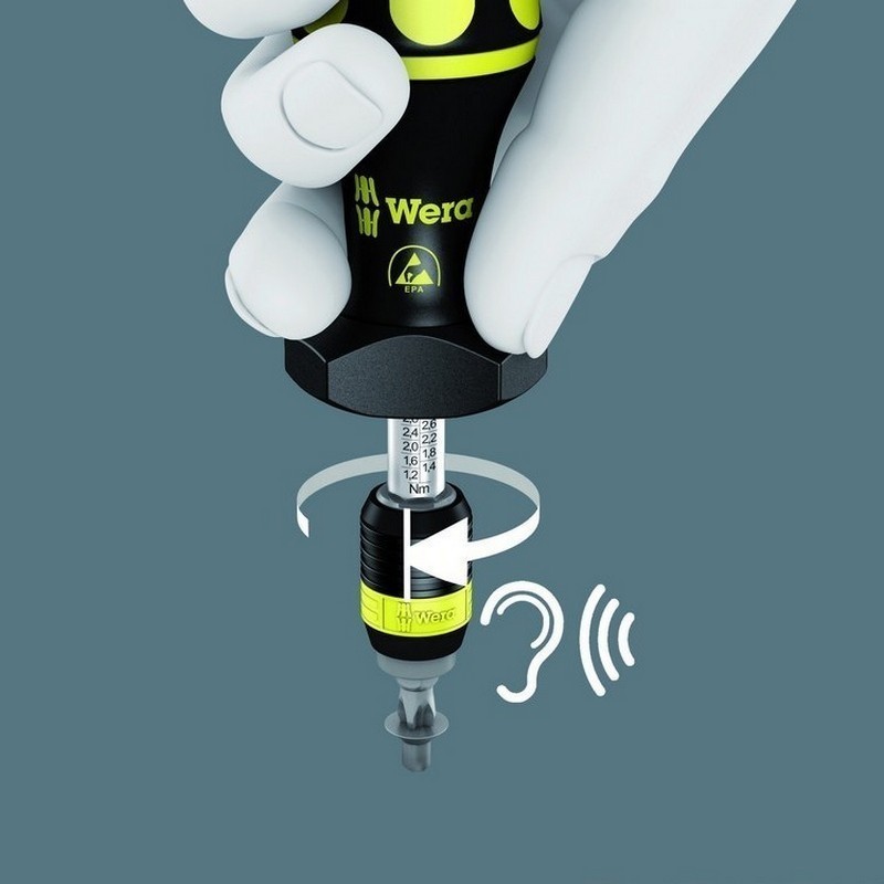 Wera 7441 ESD 1,2-3,0Nm Torklu Tornavida 05074731001