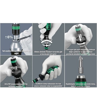 Wera 7443 4,0-8,8Nm Torklu Tornavida 05074705001
