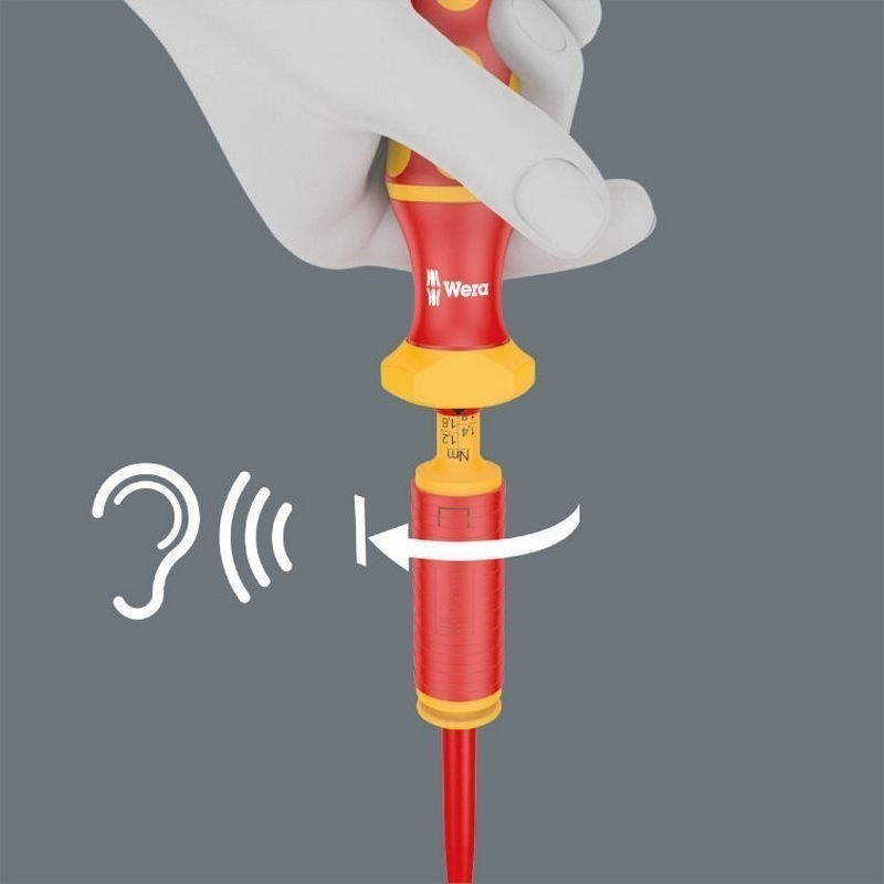 Wera 7444 VDE 1,7-3,5Nm Torklu Tornavida 9mm 05074757001