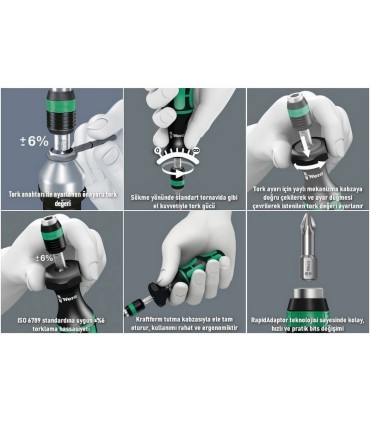 Wera 7445 2,5-11,5 in.lbs Torklu Tornavida 05074710001
