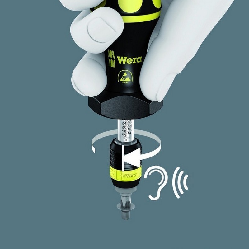 Wera 7446 ESD 11,0-29,0 in.lbs Torklu Tornavida 05074734001