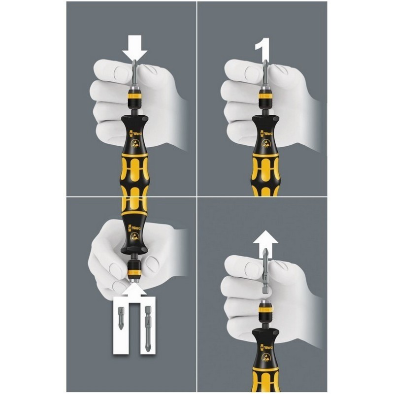 Wera 7450 ESD 0.1-0.34Nm Önayarlı Torklu Tornavida 05074820010
