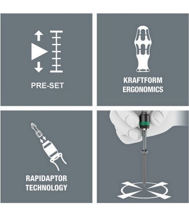 Wera 7451 0.3-1Nm Önayarlı Torklu Tornavida 05074792010