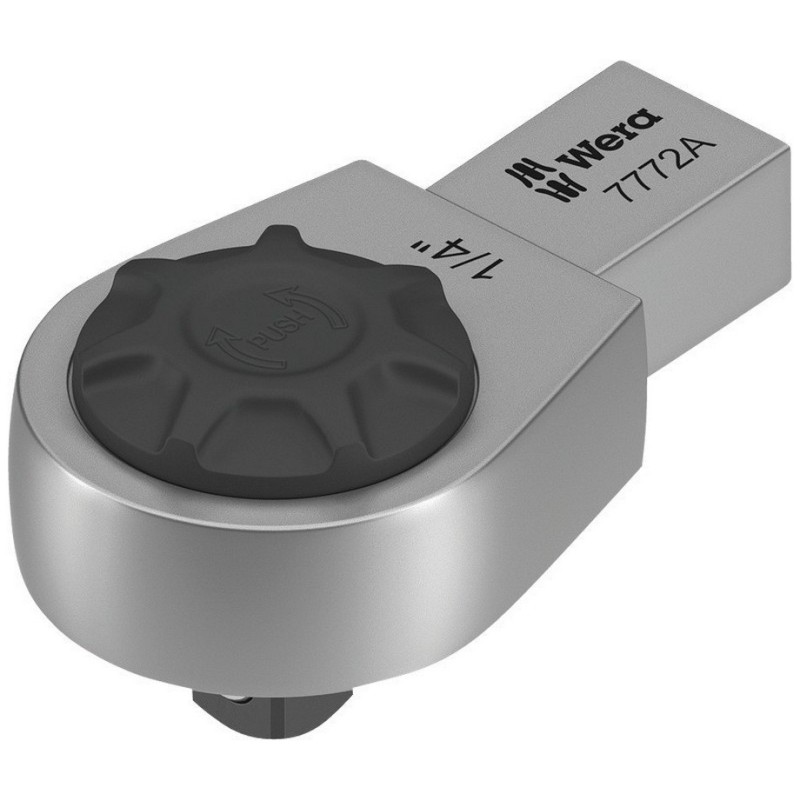 Wera 7772A Geçmeli Yön Tekerli Cırcırlı Tork Ucu 9x12mm 1/4" 05078635001